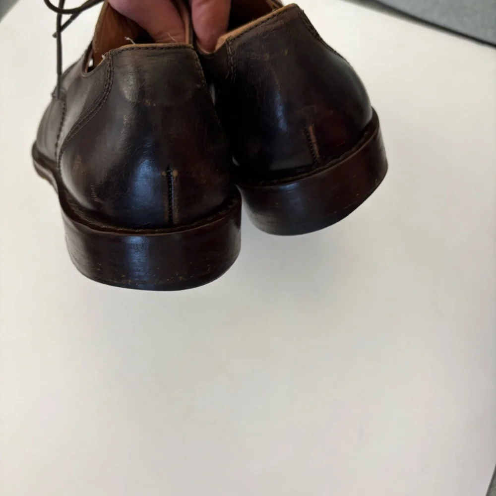 Calzoleria Toscana || Italian Leather Oxford Dress Shoes Brown‎ EU 44